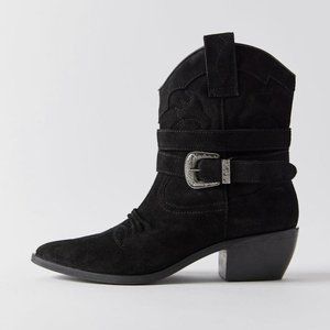UO Natalie Buckle Cowboy Boot